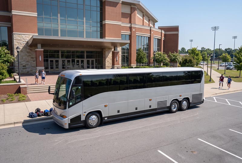 Sports Team Charter Bus Rentals in North Charleston, SC